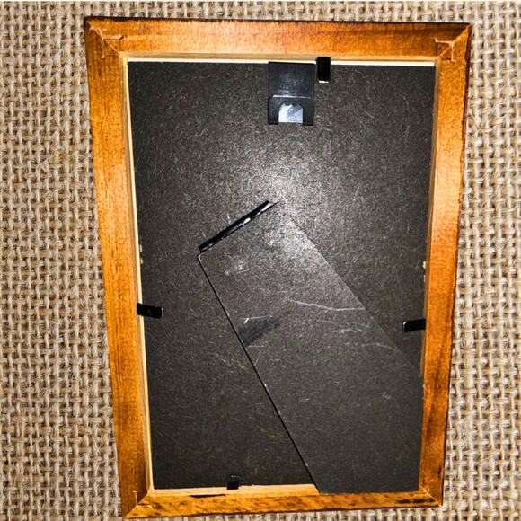 MCS Gallery 4x6 Picture Frame | Classic Mahogany Finish Tabletop Wall Display - Picture 7 of 8